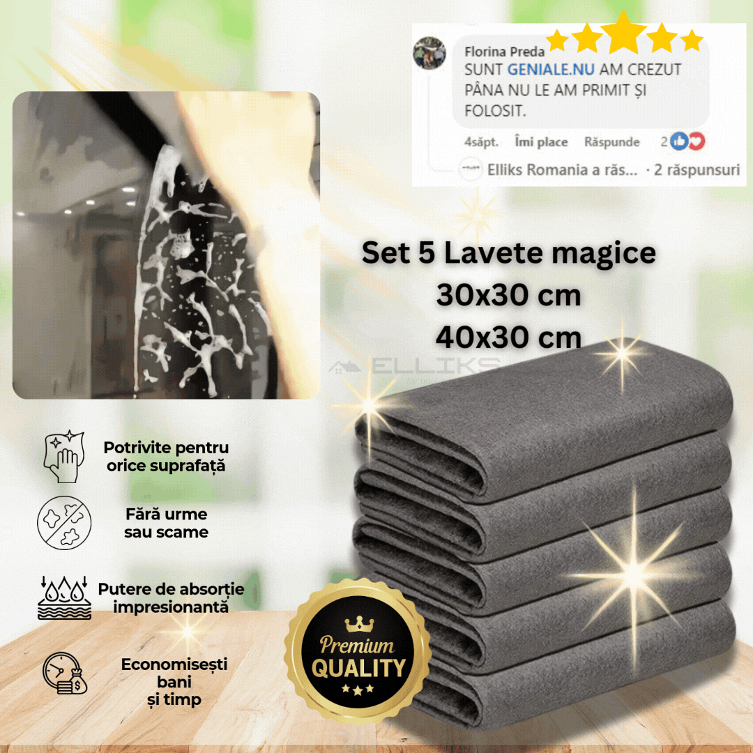 Set 5x Lavete magice ✨
