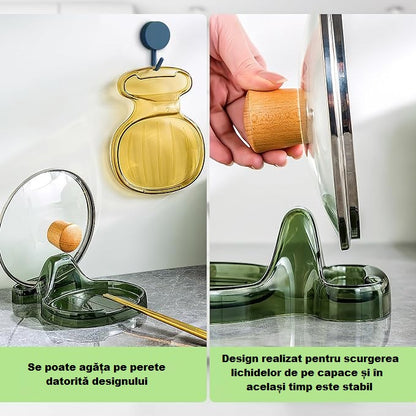 Set 2x Suport multifuncțional pentru capace si ustensile